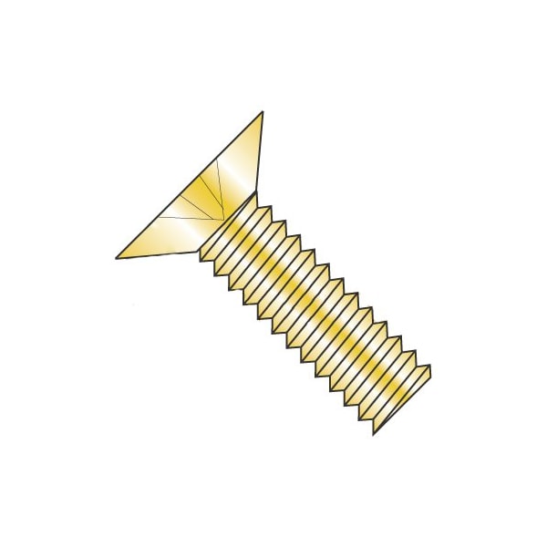 Newport Fasteners #8-32 x 1 in Phillips Flat Machine Screw, Plain Steel, 2000 PK 938095 - main